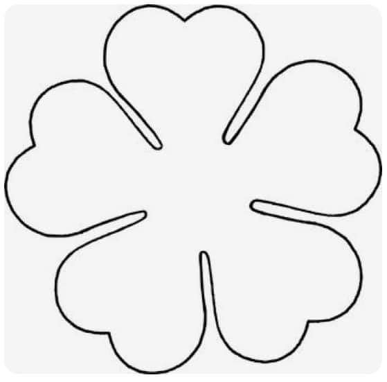 Шаблоны цветов для печати