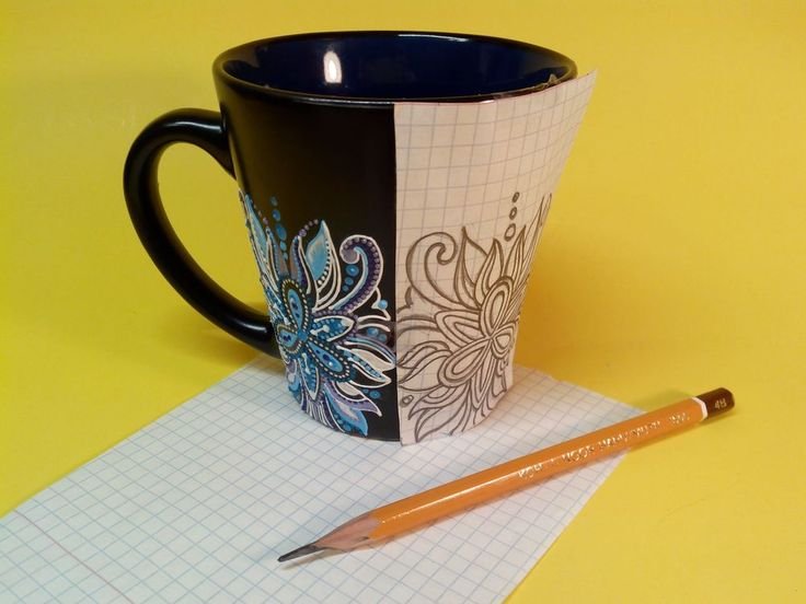 Точечная роспись кружек