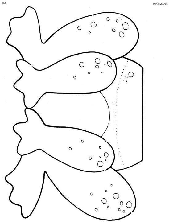 Лягушачья лапка трафарет