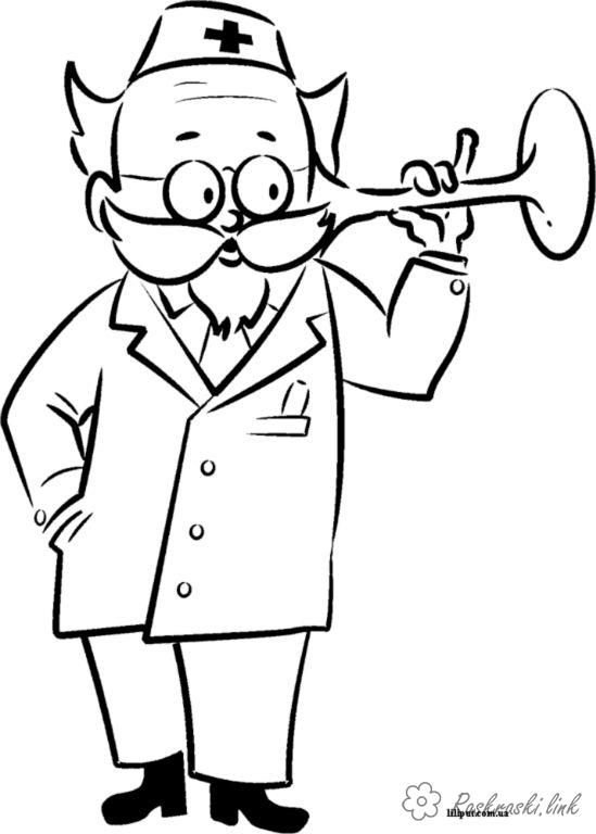 Рисунок доктора Айболита
