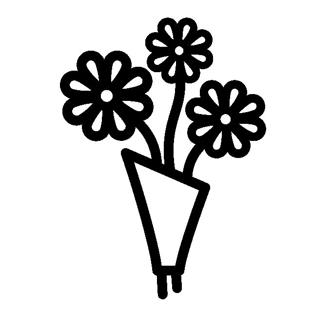 Букет силуэт