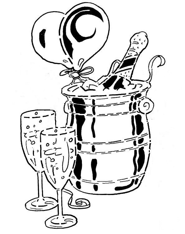 Открытка черно белая