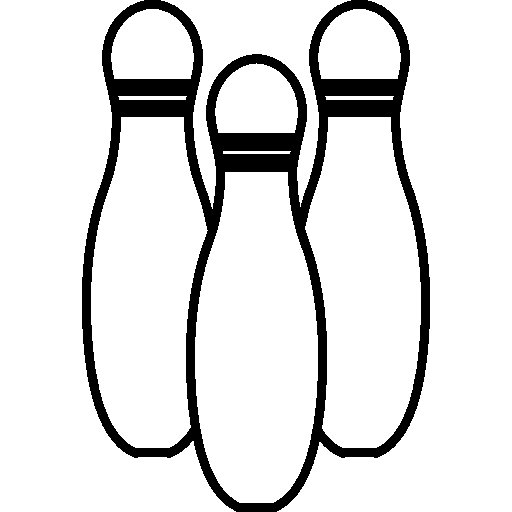 Кегли раскраска для детей