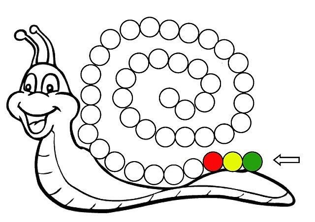 Пальчиковые раскраски для малышей