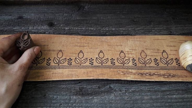 Тиснение по бересте