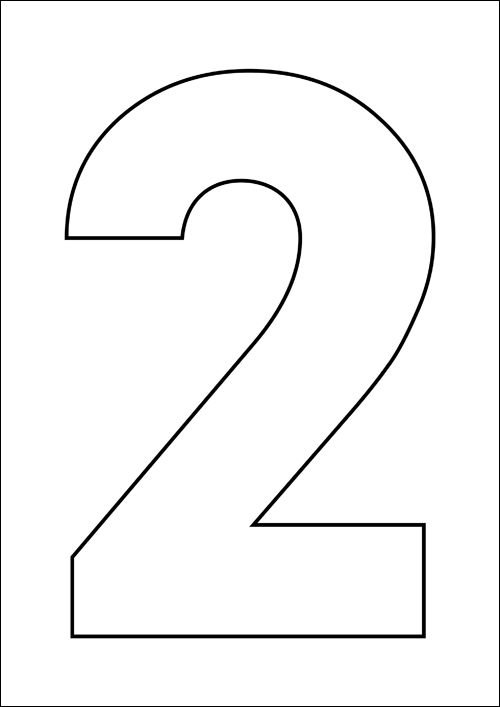 Трафарет "цифры"