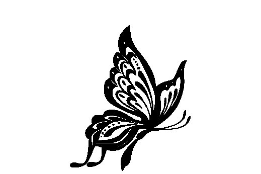 Бабочка эскиз