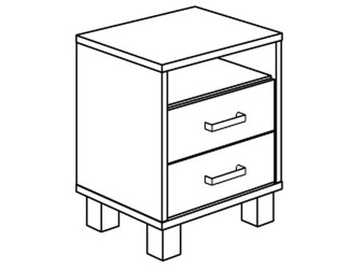 Раскраска тумбочка