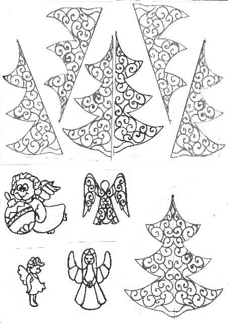Трафареты для айсинга новогодние