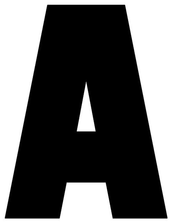 Большая буква а