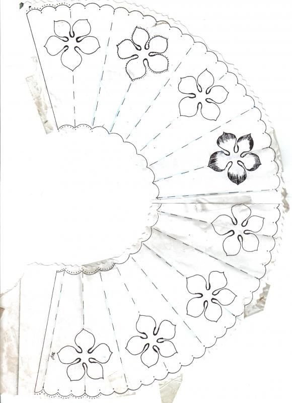 Торшер трафарет