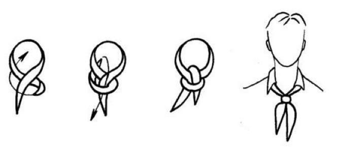 Как завязать Пионерский галстук