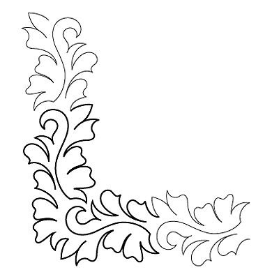 Морозные узоры трафарет