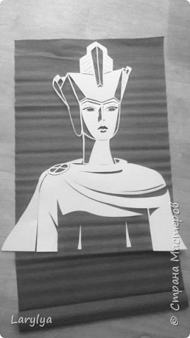 Снежная Королева для вырезания