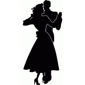 Силуэт танцующей пары