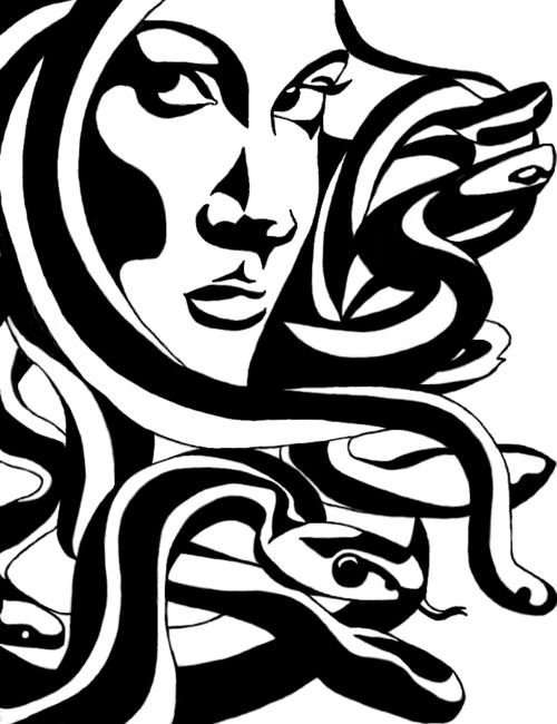 Голова медузы Горгоны