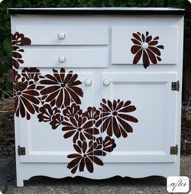 Декор старой мебели