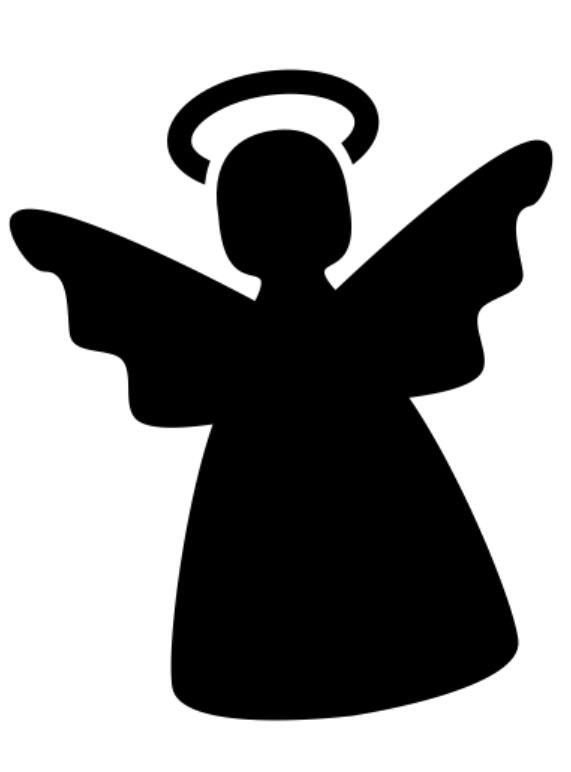 Ангелочек силуэт