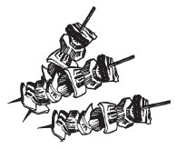 Шашлык векторное изображение