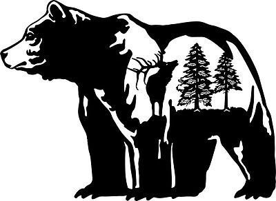 Силуэты природы и животных