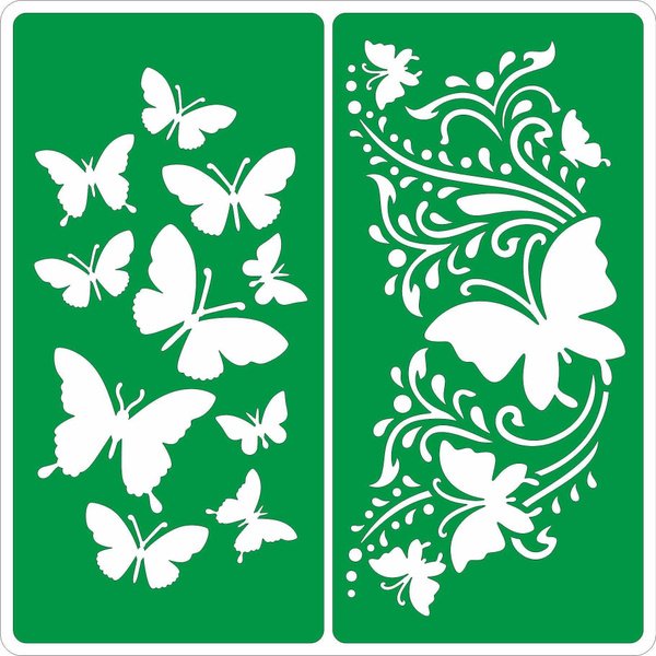 Трафарет на клеевой основе