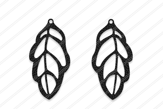 Трафареты серьги