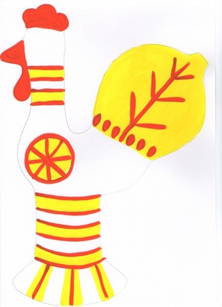 Филимоновская игрушка игрушка петушок раскраска