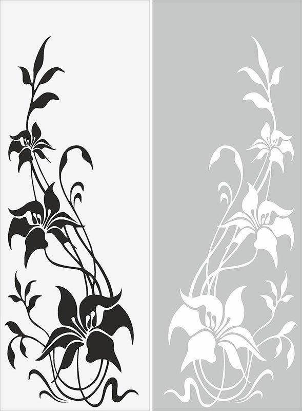 Трафарет для шкафа