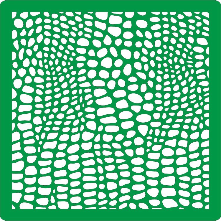 Трафарет кожа рептилии