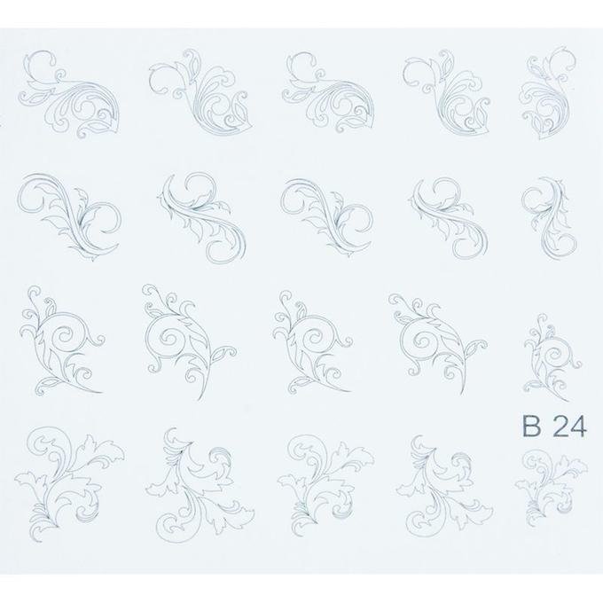 Вензеля трафареты для ногтей