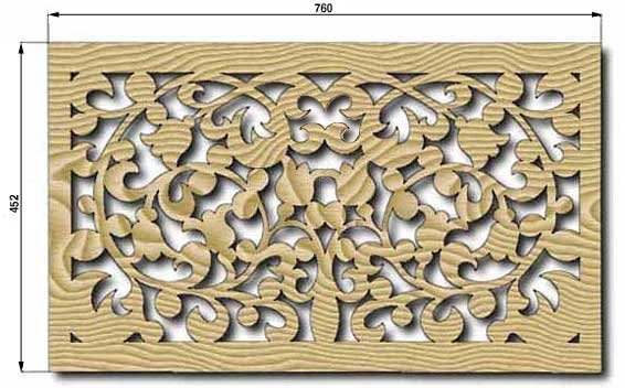 Прорезная пропильная резьба по дереву