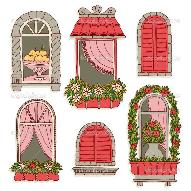 Окошки для домика