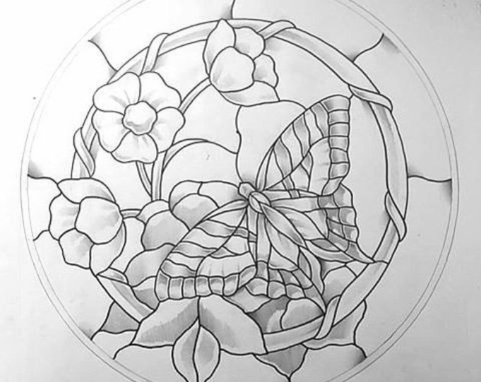 Витраж круглый