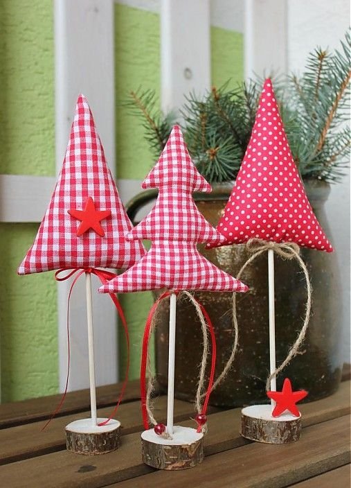 Текстильная елка