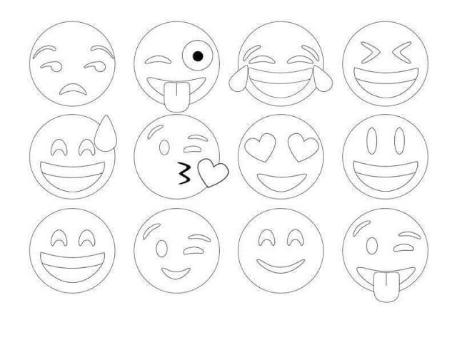 Раскраски ЭМОДЖИ
