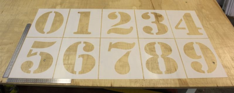 Разметка для цифр