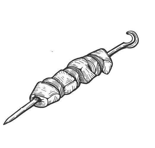 Шашлык карандашом