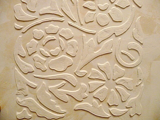 Трафарет для барельефа