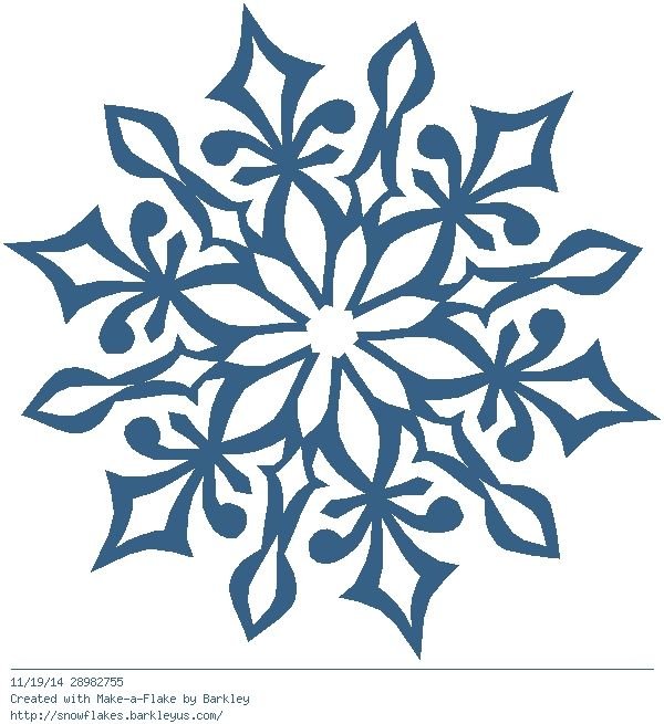 Снежинки трафареты для вырезания на окна