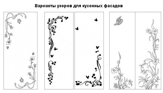 Узоры для мебели трафареты