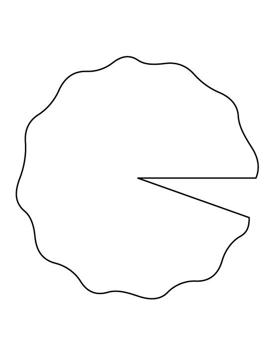 Лист шаблон для аппликации