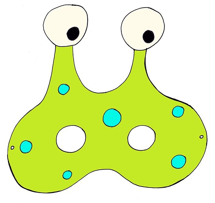 Маска инопланетянина своими