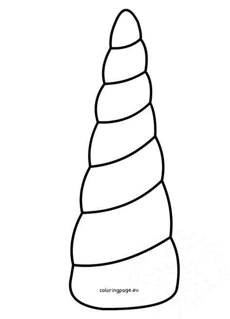 Рог единорога шаблоны для печати