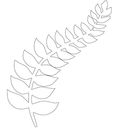 Шаблоны листьев цветов