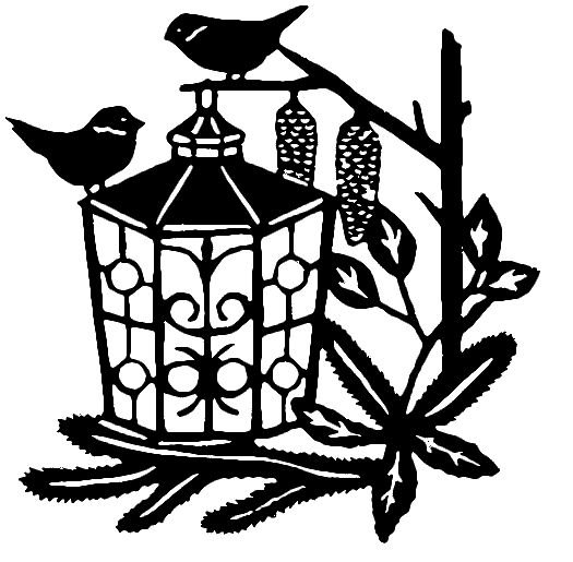 Фонарь трафарет