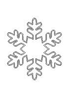 Трафарет «снежинки»