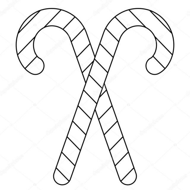 Новогодний леденец раскраска