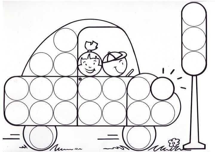 Рисунок пластилином шаблон