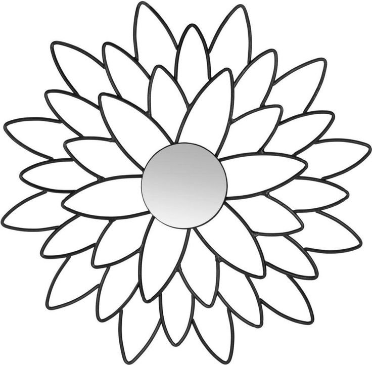 Раскраска Хризантема цветок для детей