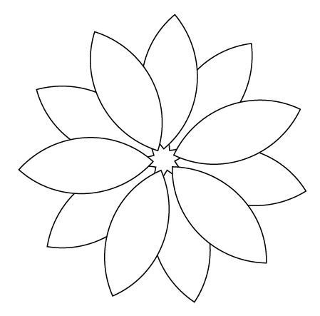 Трафарет "цветы"